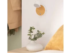 Lámpara de Pared LED 5W Metal con Interruptor Serifos Negro