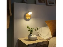 Lámpara de Pared LED 5W Metal con Interruptor Serifos Blanco