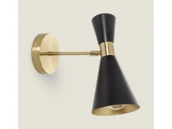 Lámpara de Pared Metal Direccionable Jigger Negro