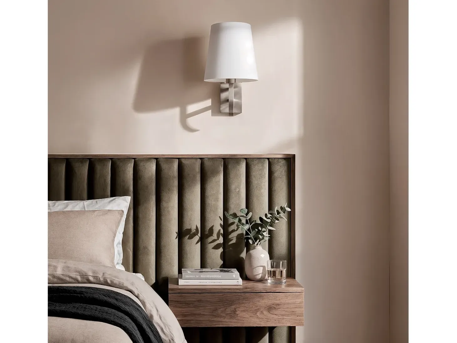 Lámpara de Pared Metal Eikho Blanco