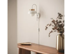 Lámpara de Pared Metal Geri Blanco