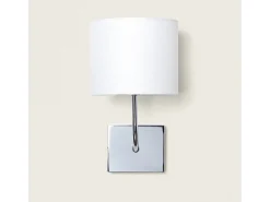Lámpara de Pared Metal Silver-Wollen Blanco