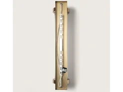Lámpara de Pared Metal y Cristal Marsen Dorado