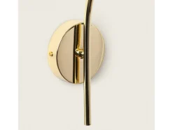 Lámpara de Pared Metal y Cristal Baudelaire Ámbar
