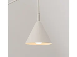 Lámpara De Pared Nox Moderno De Acero - 1 Fuentes Luminosas - L.14 X A.30 Cm - Beige