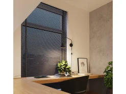 Lámpara De Pared Nox Moderno De Acero - 1 Fuentes Luminosas - L.14 X A.30 Cm - Negro