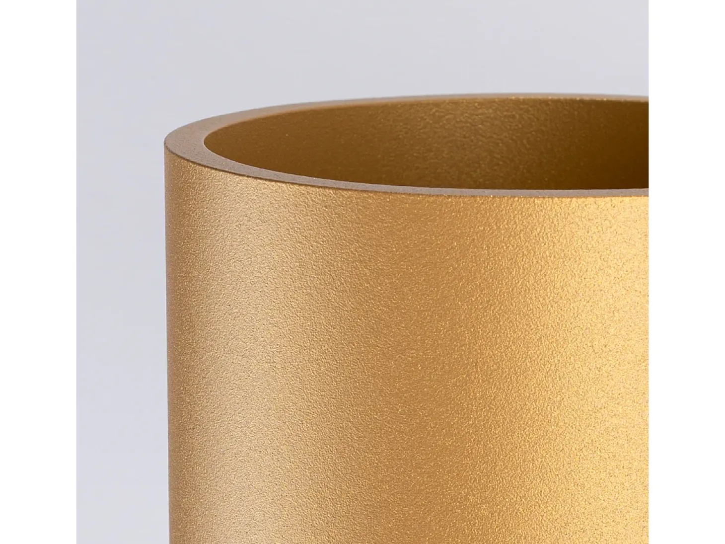 Lámpara De Pared Orbis Minimalista De Acero - 1 Fuentes Luminosas - L.10 X A.10 Cm - Dorado