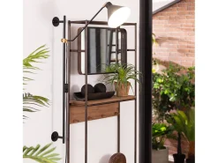 Lámpara de Pared Orientable Metal Oga Negro