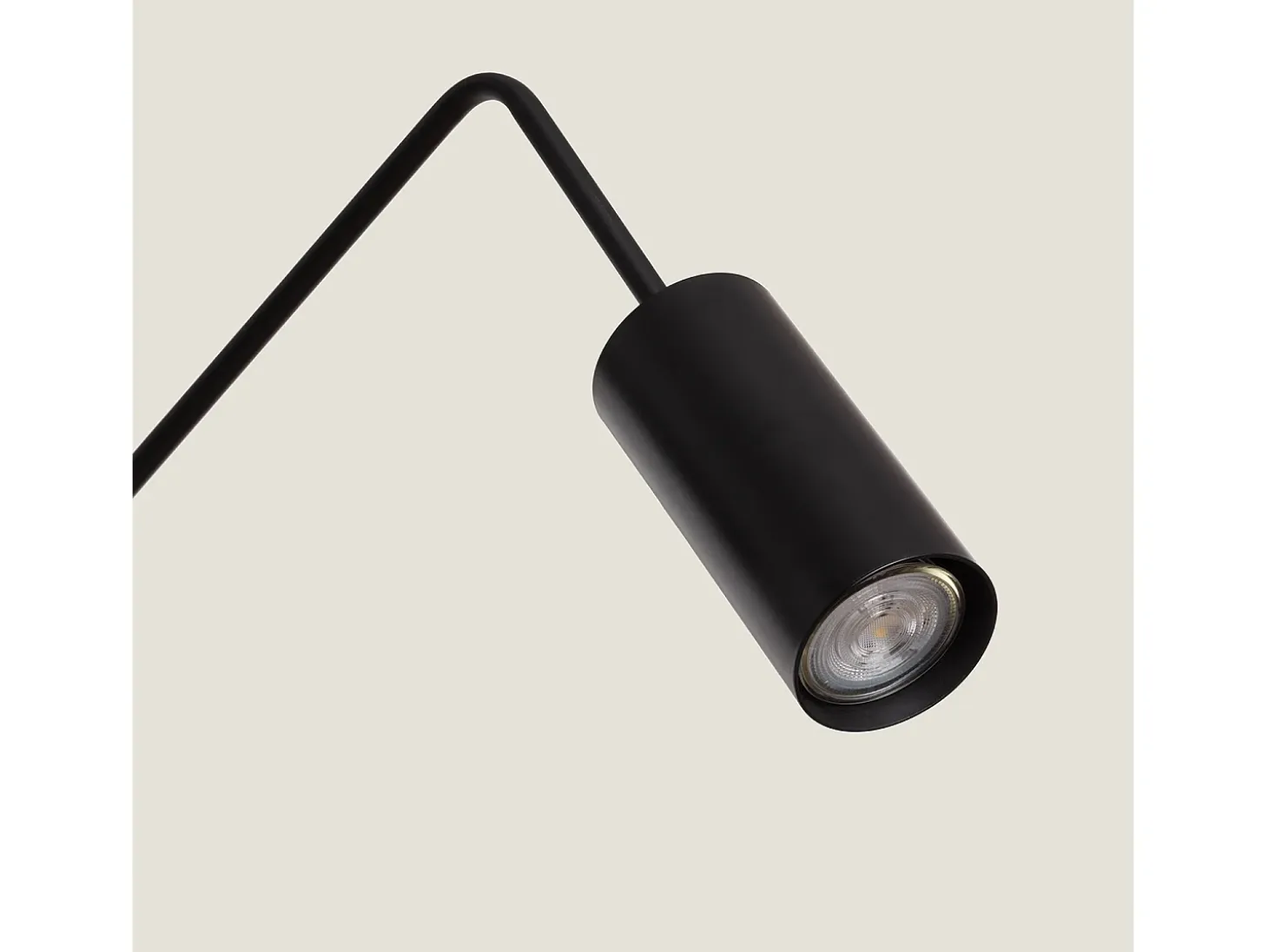 Lámpara de Pared Orientable Metal Magno Negro
