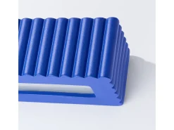 Lámpara de pared Rigata moderno de cerámica - 1 fuentes luminosas - L.34 x A.10 cm - ultramarino