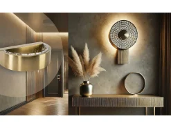 Lámpara De Pared Toolight App1509-W Gold