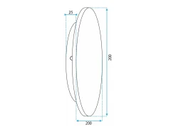 Lámpara De Pared Toolight App1405-W Beige