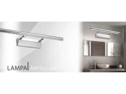 Lámpara De Pared Toolight Led App362-1W 55Cm Chrome