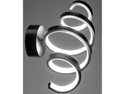 Lámpara De Pared Toolight Led App826-W Spring Black