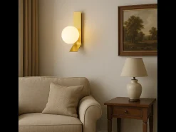 Lámpara De Pared Toolight APP1758-1W White/Gold