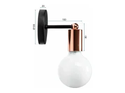 Lámpara De Pared Toolight 392205 Rose Gold