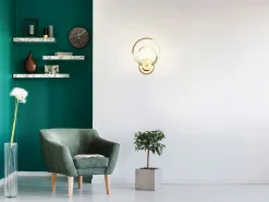 Lámpara De Pared Toolight App1043-W Gold