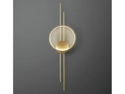 Lámpara De Pared Toolight App1781-W Led Brush Gold