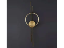 Lámpara De Pared Toolight App1781-W Led Brush Gold