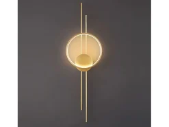 Lámpara De Pared Toolight App1781-W Led Brush Gold