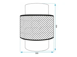 Lámpara De Pared Toolight App1337-2W Brown