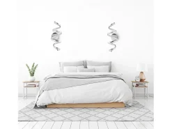 Lámpara De Pared Toolight LED APP828-W SPRING Chrome