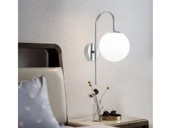 Lámpara De Pared Toolight G092-1W Chrome White