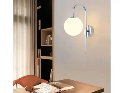 Lámpara De Pared Toolight G092-1W Chrome White