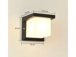Lámpara De Pared Toolight Rsl014-1W Black