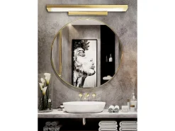 Lámpara De Pared Toolight Led App837-1W Flat 60Cm Gold