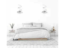 Lámpara De Pared Toolight Led App831-W Spring Up Chrome