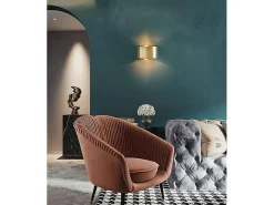 Lámpara De Pared Toolight App990-1W Gold