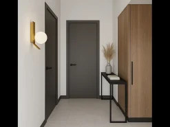 Lámpara De Pared Toolight APP1759-1W White/Gold