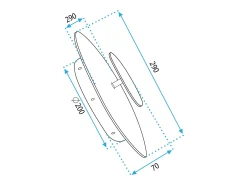 Lámpara De Pared Toolight App1270 Gold