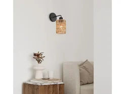 Lámpara De Pared Toolight App1623-1W Boho Beige Black