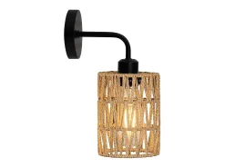 Lámpara De Pared Toolight App1623-1W Boho Beige Black