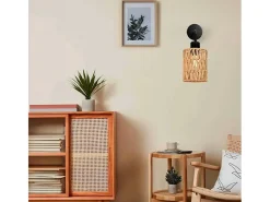 Lámpara De Pared Toolight App1623-1W Boho Beige Black