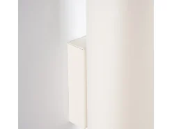 Lámpara de pared Toris desván de acero - 2 fuentes luminosas 4000K - L.6 x A.30 cm - beige
