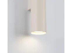Lámpara de pared Toris desván de acero - 2 fuentes luminosas 3000K - L.6 x A.30 cm - beige