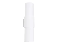 Lámpara de pared Torow minimalista de acero - 2 fuentes luminosas 3000K - L.10 x A.37 cm - blanco