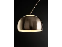 Lámpara de pie arco de metal con base de mármol altura 220 cm Bow