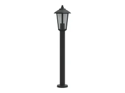 Lámpara de pie de exterior 80 cm acero inoxidable negro 02_0042512