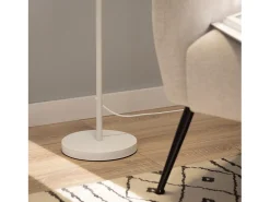 Lámpara de Pie de Metal Ulux Blanco