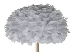 Lámpara de pie Feathers Slim gris Ø43x170 cm
