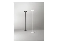 Lámpara de pie LED Balance 25 W, 3000 K, 180 cm de altura, 2376 lm, con interruptor de encendido/apagado y regulador de intensidad, blanco - Perenz