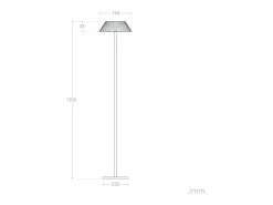 Lámpara de Pie LED Portátil Exterior con Batería USB Recargable Hoima Beige