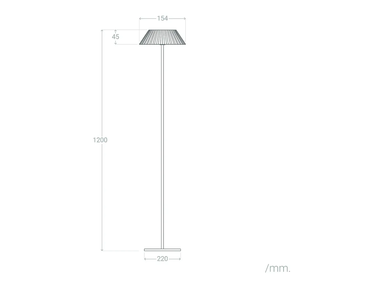 Lámpara de Pie LED Portátil Exterior con Batería USB Recargable Hoima Beige