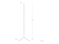 Lámpara de Pie LED RGB+CCT Luxy 20W Blanco