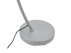 Lámpara de pie luminaria metálica 159 x 75 x 35 cm gris 03_0007318