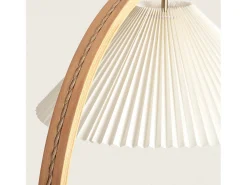 Lámpara de Pie Madera Luanda Blanco